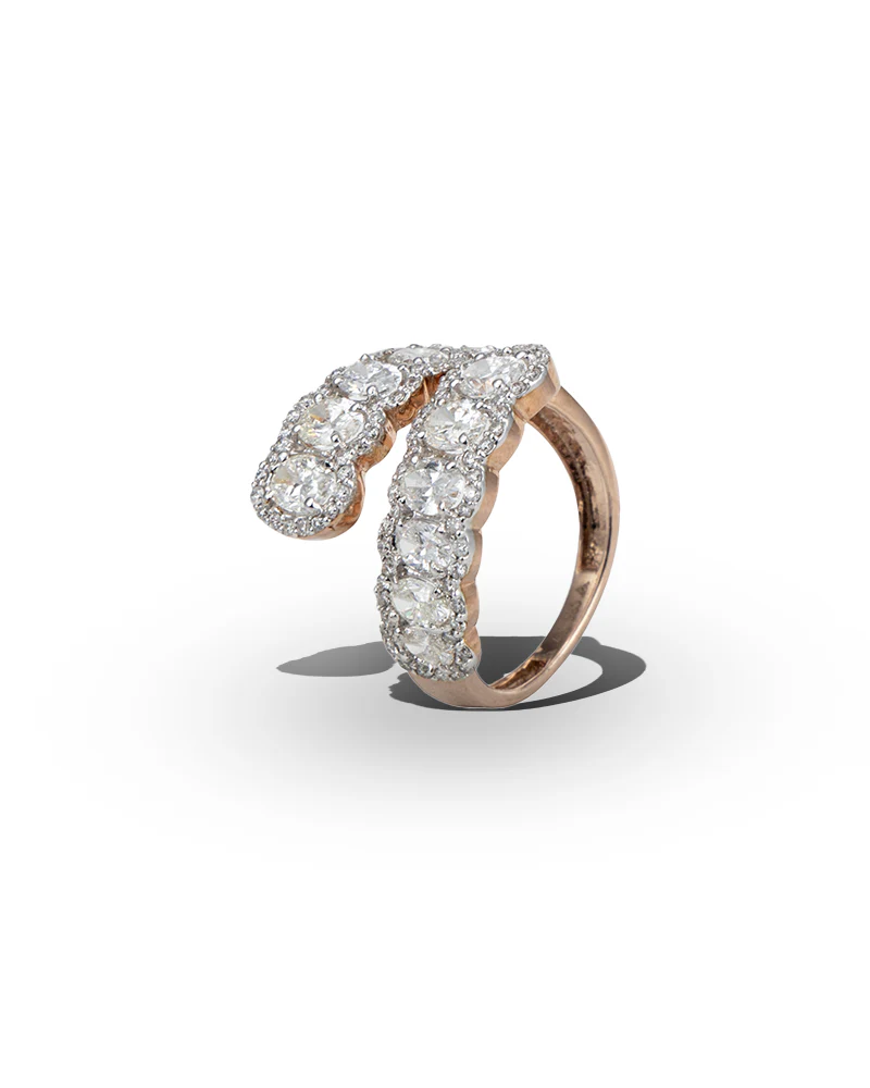 La DiaMantés  | Diamond Cascade Ring